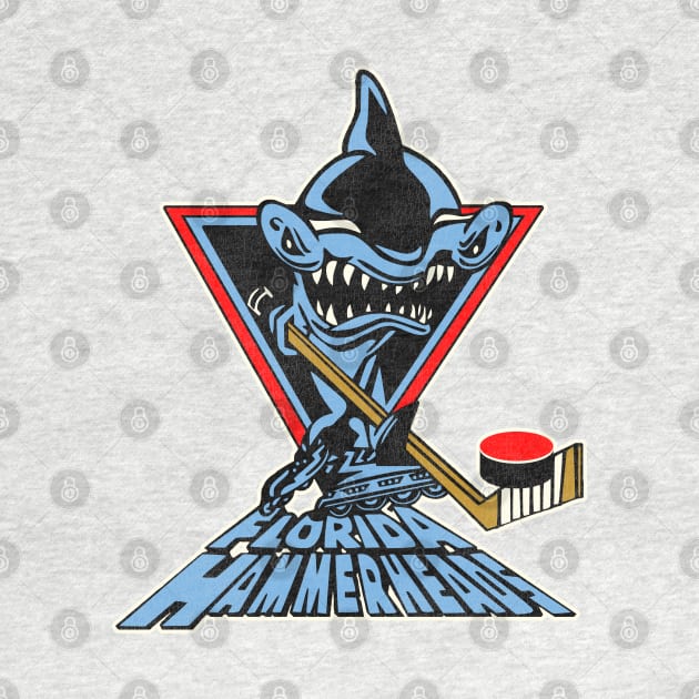 Retro Defunct Florida Hammerheads Roller Hockey by darklordpug